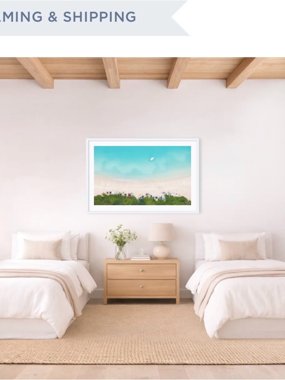 Gray Malin Framed Beach Art